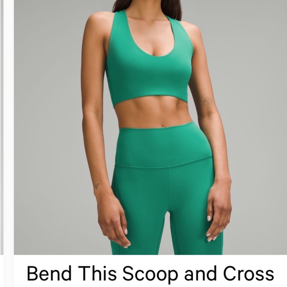 Lululemon Bend This Front To Back Bra-Scoop And Cross Neck (NWT)